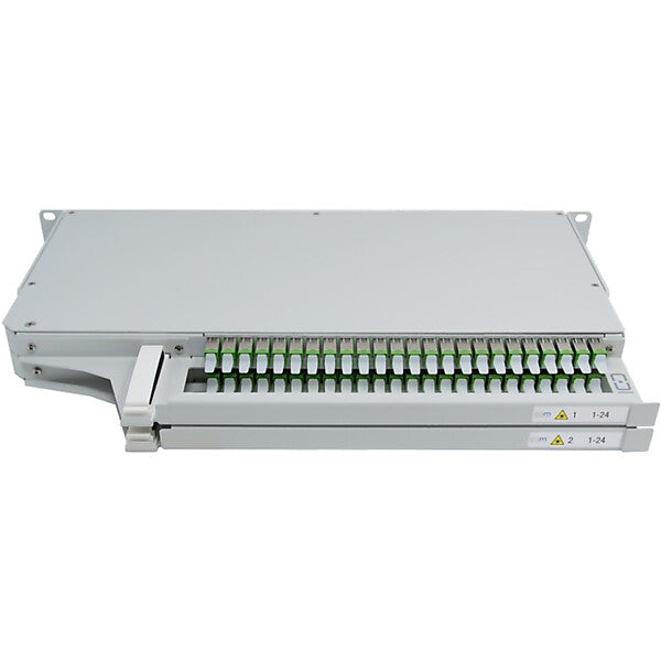 ConnectCom Patchpanel 1HE li Fanout 48x E2000/APC Kuppl. 951961